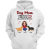 Dog Mom Crazy Loud Love Personalized Hoodie Sweatshirt