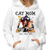 Doll Cat Mom Witch Sitting On Halloween Truck Personalized Shirt