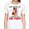 Happy Mother‘s Day Sitting Cat Mom Personalized Shirt