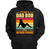 Not Dad Bod Father Figure Retro Father‘s Day Gift Hoodie Sweatshirt