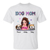Dog Mom Colorful Pattern Gift Personalized Shirt