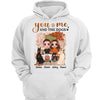 Couple And Dog Fall Season Personalized Shirt