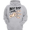 Best Dad Ever Dad And Kids Fist Bump Personalized Shirt, Father's Day Gift For Dad, Husband