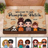 Welcome To Our Pumpkin Patch Family Personalized Doormat