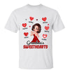 Grandma Sweethearts Gift For Grandma Personalized Shirt