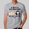 Best Cat Dad Punch Hand Personalized Shirt