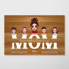 Mom Text Cut Through Mother‘s Day Gift Personalized Poster