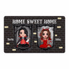 Halloween Couples Brick Personalized Doormat