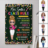 Doll Teacher Class Rule Personalized Vertical Poster