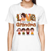 Fall Season Love Being Called Grandma Doll Personalized Shirt