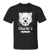 Dog‘s Human Dog Head Outline Personalized Shirt