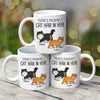 Cat Hair In Here Walking Fluffy Cat Personalized Mug
