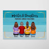 Mother Daughter Linked Forever Gift Personalized Poster