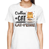 Coffee And Cats Cat-Feine Personalized Shirt