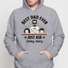 Best Dad Grandpa Ever Just Ask Man & Kid Personalized Hoodie Sweatshirt
