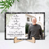 Goodbyes Are Not Forever Personalized Memorial 2-Layer Wooden Plaque