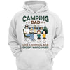 Camping Dad Cooler Man Sitting With Kids Personalized Hoodie Sweatshirt