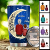 Grandma Grandkids On Moon Personalized Tumbler