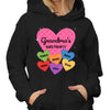 Checkered Pattern Grandma Sweethearts Personalized Shirt