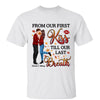 Couple First Kiss Last Breath Personalized Shirt