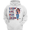 Legend Wife Mom Grandma 4th Of July Independence Day Personalized Shirt