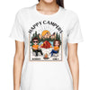 Happy Campers Camping Couple Personalized Shirt