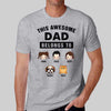 Dad Belongs To Kids Dogs Cats Personalized Shirt