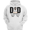 Dad Established Father‘s Day Gift Personalized Hoodie Sweatshirt