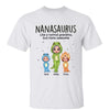 Grandmasaurus Grandma & Kids Dinosaur Costume Doll Personalized Shirt
