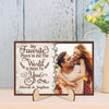 My Favorite Place Is Next To You Couple Photo Personalized 2-Layer Wooden Plaque