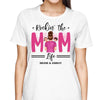 Rockin‘ The Mom Life Kids On Shoulder Personalized Shirt