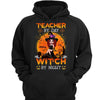 Teacher By Day Witch By Night Doll Witch Sitting Personalized Shirt