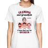 Pretty Grandma And Her Grandkids A Bond That Can‘t Be Broken Personalized Shirt