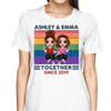 LGBT Couple Doll Together Since Rainbow Personalized Shirt