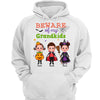 Halloween Beware Of My Doll Grandkids Grandma Personalized Shirt