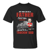 Trucking Dad Caricature Personalized Shirt