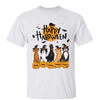 Happy Halloween Cute Sitting Dogs Personalized Shirt