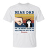 Thanks Dad For Putting Up With Us Fluffy Cat Punch Hand Personalized Shirt