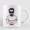 Repeating Name Gift For Him Dad Father‘s Day Personalized Mug