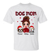 Christmas Checkered Pattern Doll Dog Mom Personalized Shirt