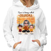 Fall Season Love Is Being Called Grandma Doll Style Personalized Shirt