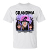 Purple Moon Tree Halloween Grandma Personalized Shirt