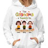 This Grandma Is Thankful Doll Grandkids Thanksgiving Gift Personalized Shirt