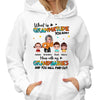 Don‘t Mess With My Grandkids Sassy Woman Personalized Hoodie Sweatshirt