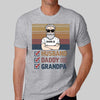 Husband Dad Grandpa Check Box Old Man Personalized Shirt