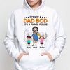 Not Dad Bod Father‘s Figure Caricature Man & Kid Personalized Shirt