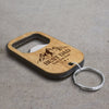 Best Dad Ever Father‘s Day Gift For Dad Wooden Bottle Opener Keychain