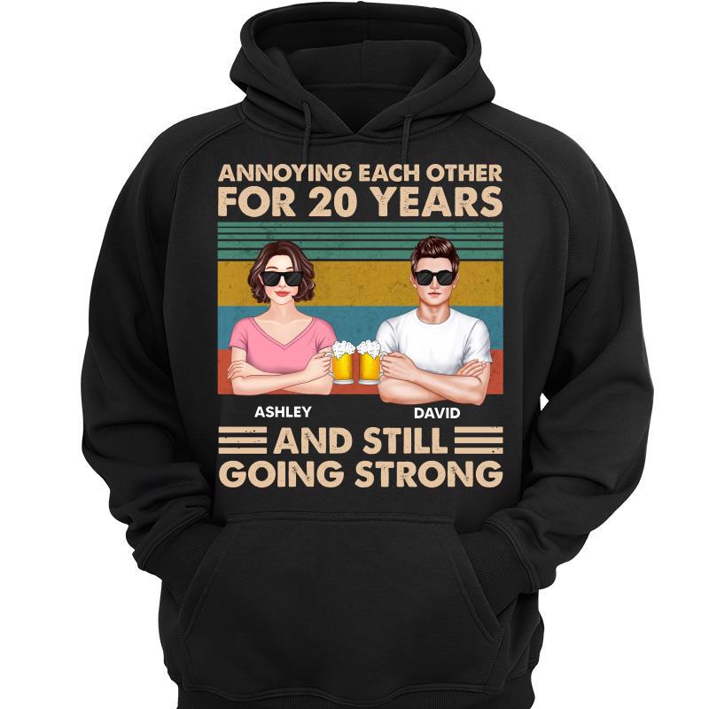 Husband Wife Real Couple Annoying Each Other Personalized Shirt