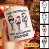 Merry Christmas Dad Swimming Champion Personalized Mug