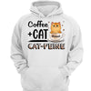 Coffee And Cats Cat-Feine Personalized Shirt